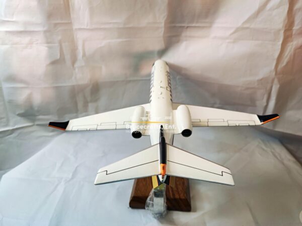 Model of Learjet 45 Singapore Fying College with detailed craftsmanship.